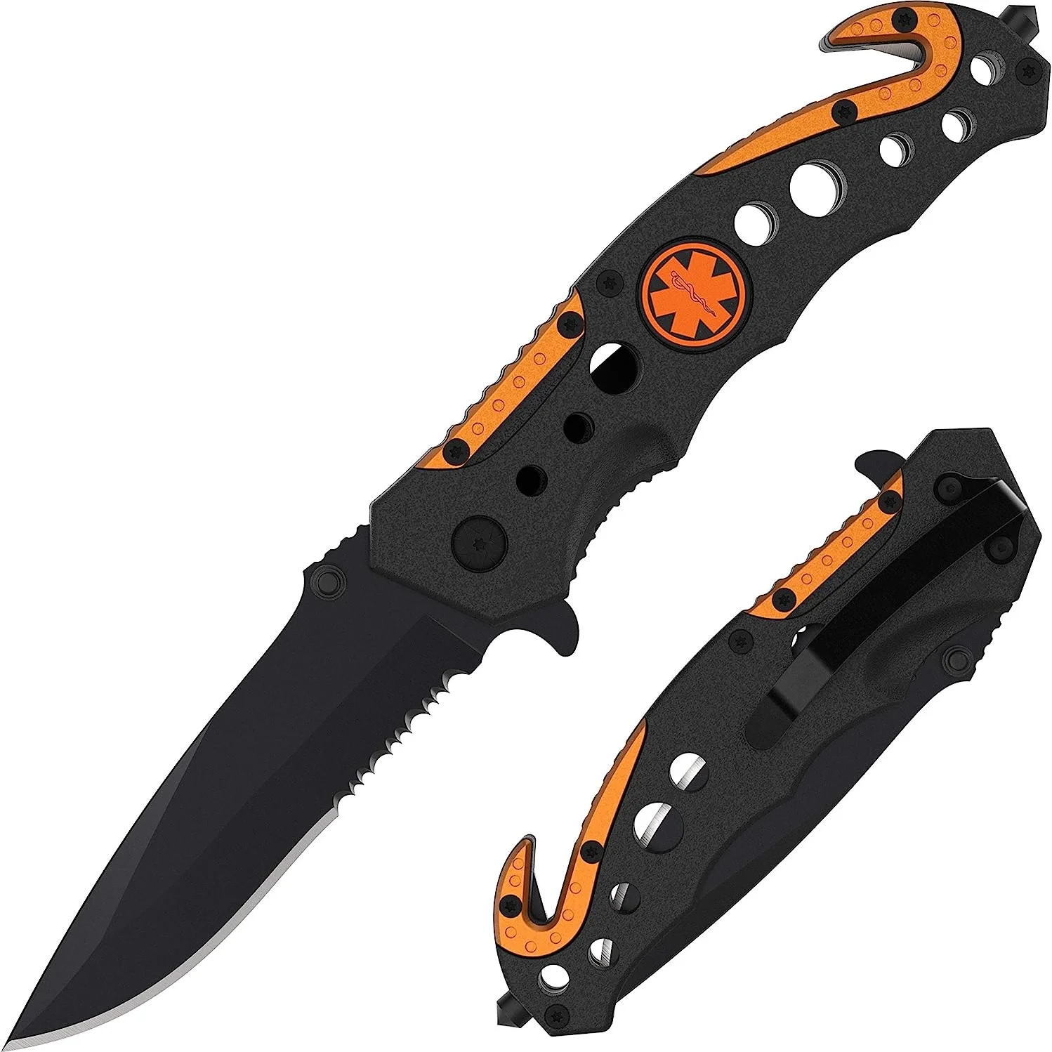 Swiss Safe 3-in-1 Tactical Knife for Military and First Responders