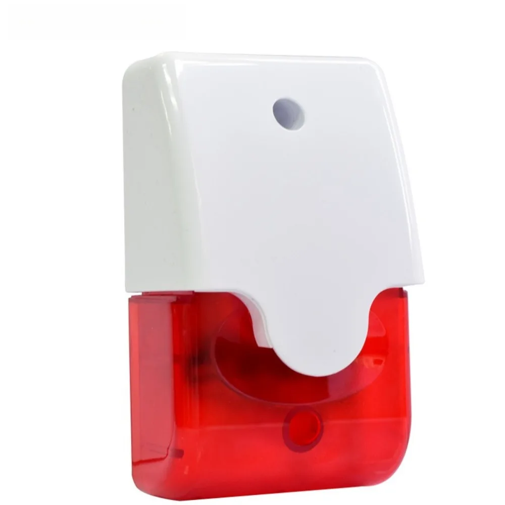 Sound and Light Alarm with Flashing,Horn,Supporting12V/24V/220VWiring,Loud Sound,for Security,Industrialresidential Use,Reliable