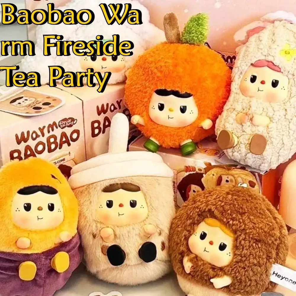 

Baobao теплая крайняя чайная вечеринка, серия, милая виниловая слепая коробка, игрушка, загадочная коробка, настольное украшение на спине, коллекционные подарки-сюрпризы