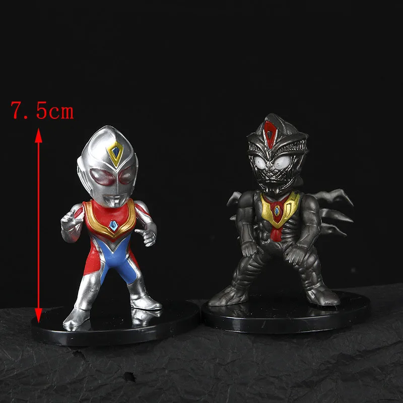 13 szt. Ultramani Cartoon Taylor PVC figurki Anime kolekcjonerski chłopiec klasyczny urok Hobby zabawki 7cm Kawaii Mini Model dekoracja