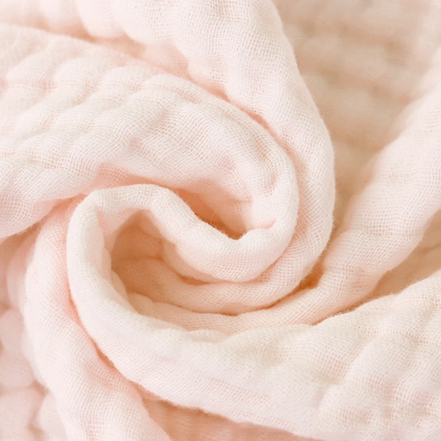 Muslin Hooded Baby Towels, 100% Cotton, Ultra-Soft & Absorbent Baby Bath Towels with Hood for Newborn & Infant view 6