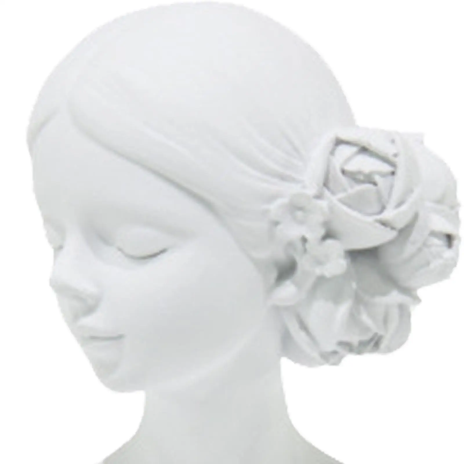 Jewelry Display Stand Bust Decoration Statue White Mannequin for Shows Home