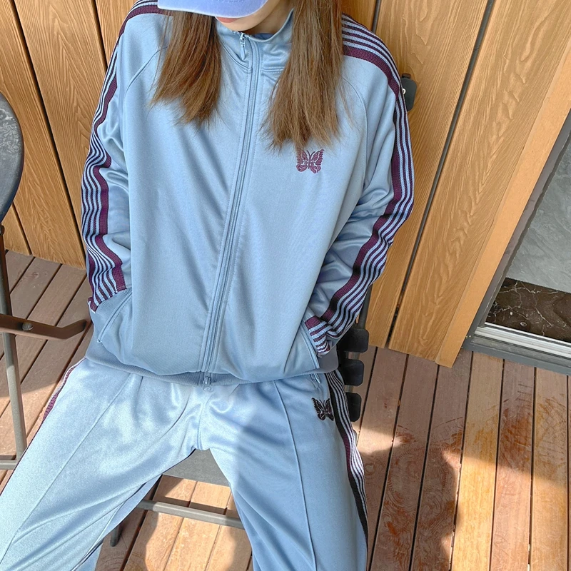 

Восстановление игл, спортивные джинсы с вышивкой, повседневные длинные брюки в стиле ретро, прямые брюки, крутая осенняя одежда