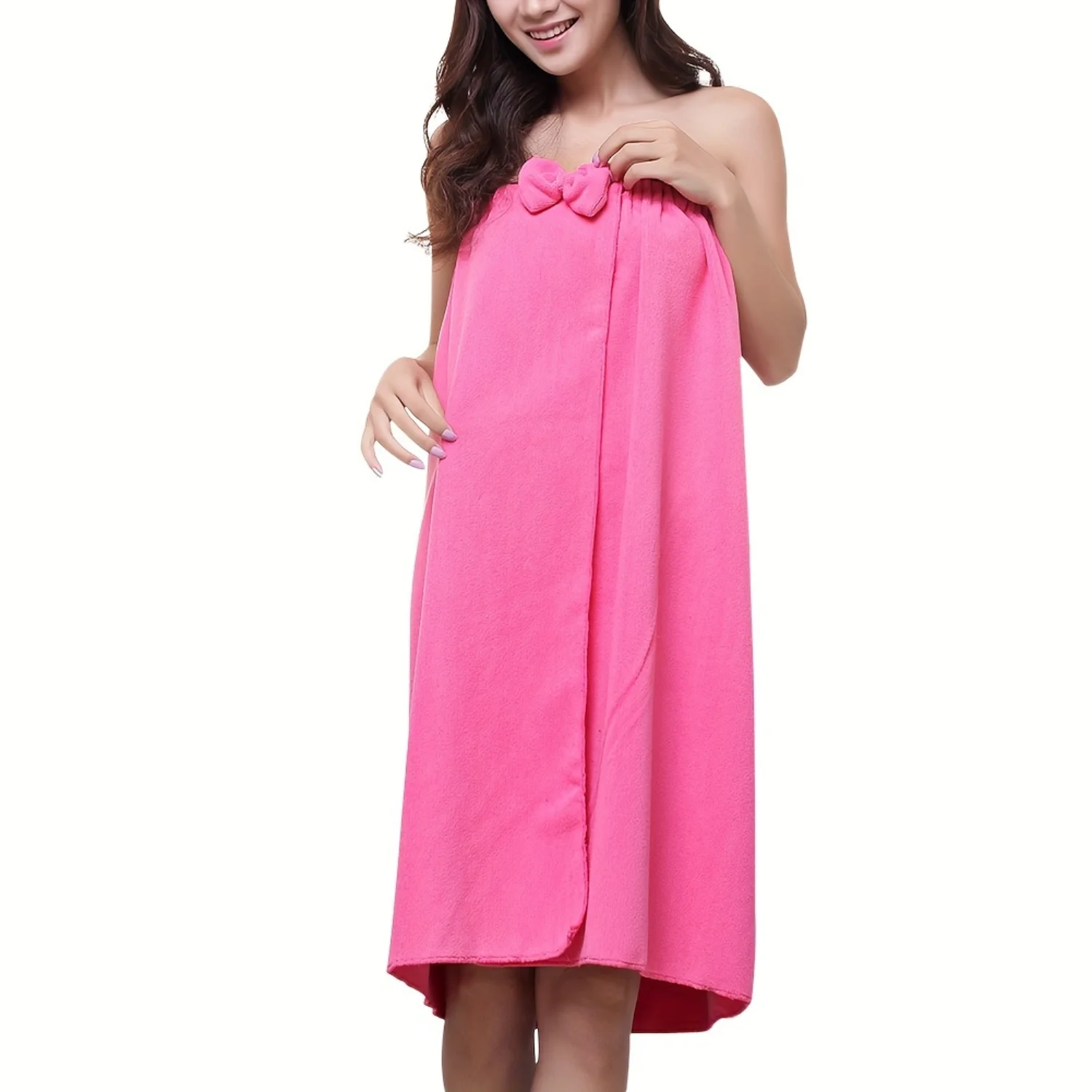 Bath Wrap Towels for Women, Soft Shower Wrap Robe,  Hotel Bath Towel Bathrob for Beach Pool Gym Travel, 1PCS, 55.12*22.6in