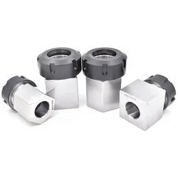 ER40 Spring Chuck Collet Holder square Hex ER32 Collet Block 45x65mm For cnc machine Lathe Engraving Machine