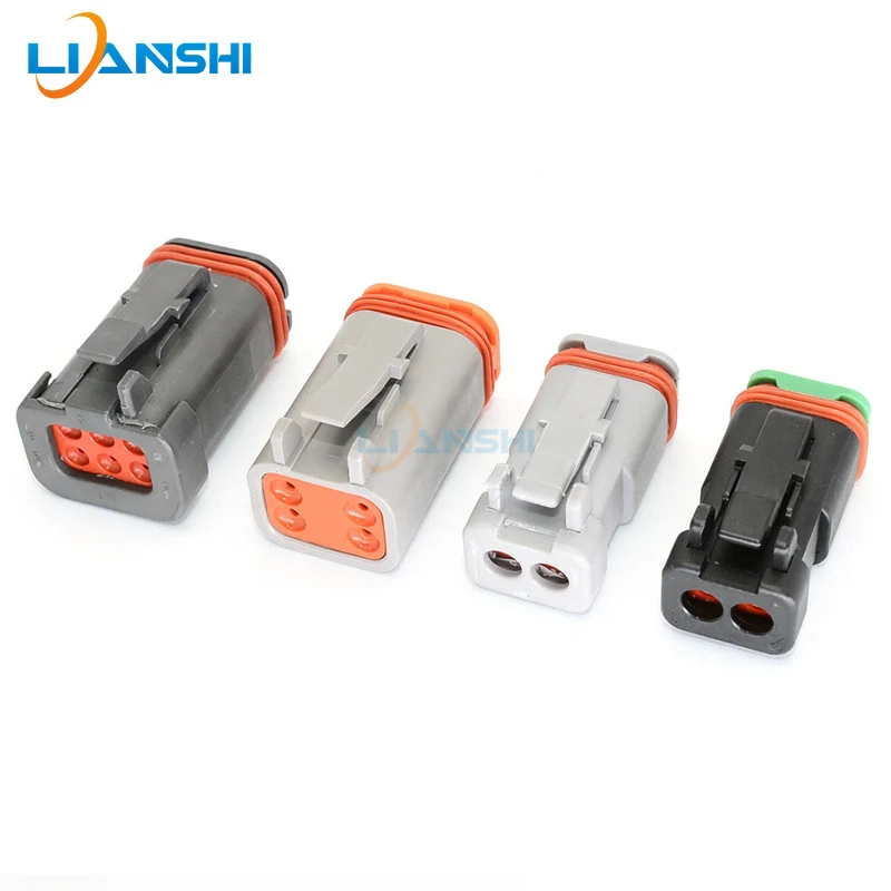 2/4/6 Pin Waterproof Car Wire Harness Connector for Knorr EBS Single Channel Control Module Brake Master Cylinder Plug Socket
