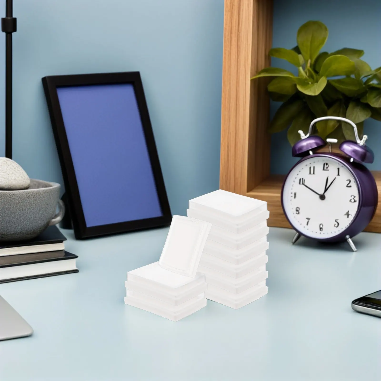 

20 шт. пустых чернильных подушечек для штампов, губчатые, высокоплотные, многоразовые, для офиса, рукоделия, скрапбукинга, штамповки, рисования