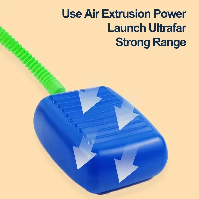 صاروخ الهواء مضخة القدم قاذفة زيادة لعبة الهواء ضغط دواسة القفز لعبة رياضية متعة مجموعة للأطفال في الهواء الطلق لعب نشط هدية