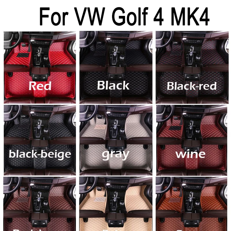 

Автомобильные коврики для VW Golf 4 MK4 1998 ~ 2003 дропшиппинг центр авто аксессуары для интерьера