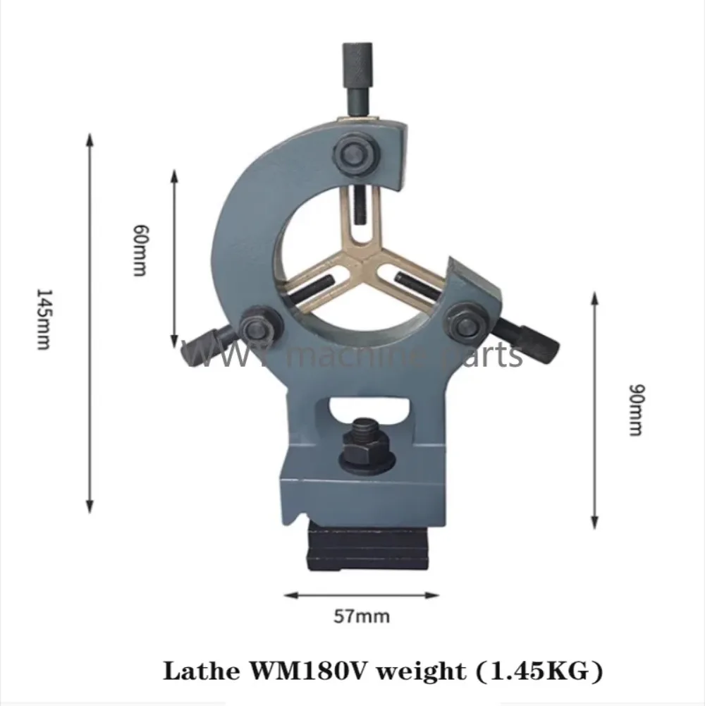 WM180V WM210V Mini Lathe Center Frame Tool Holder Household Stable Woodworking Metal Lathe Bracket Accessories Tool