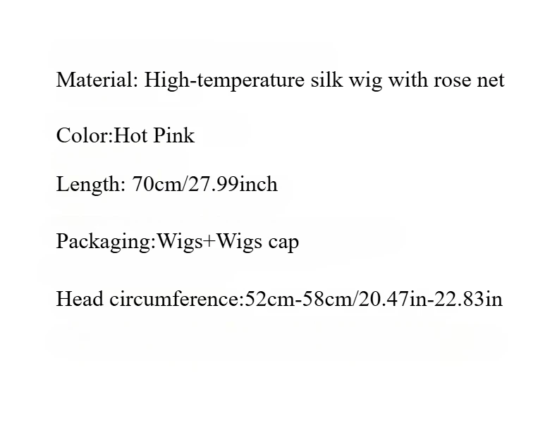 In Stock Mira Huntrix Cosplay Wig for Kids Anime Movie Hot Pink  70cm Long Hair Heat Resistant Synthetic Hair Wig + Wig Cap