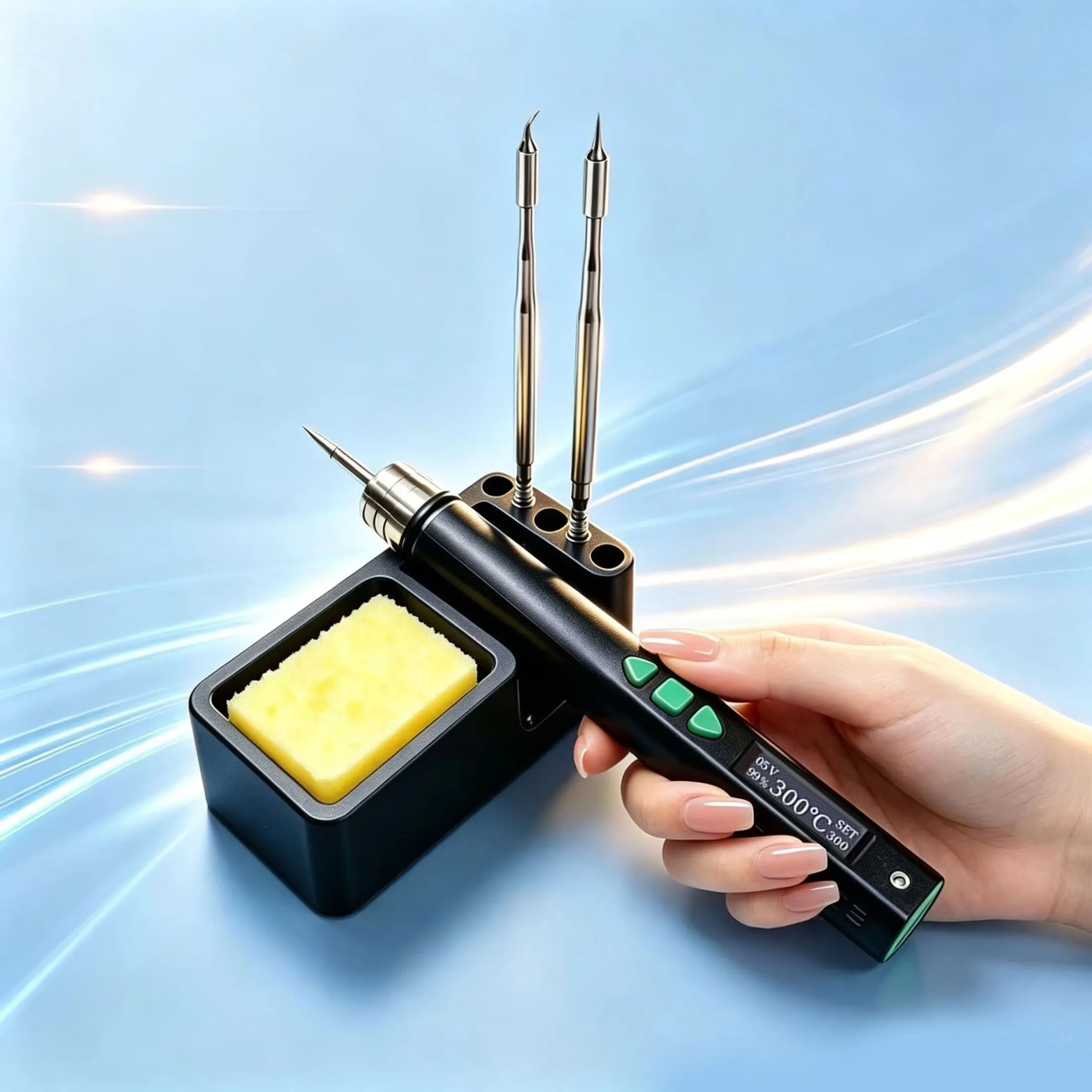 70W Soldering Station (Adjustable Constant Temperature, Rapid Heating Kit) with C210-K tip Integrated Heating Element