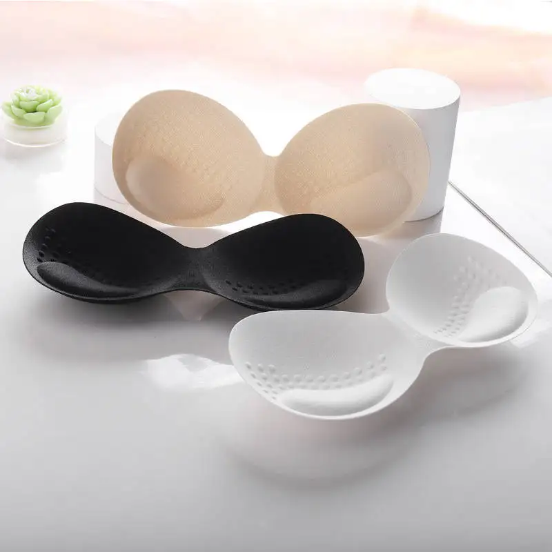 Breathable Sponge Chest Cups Pads Removable Clothes Accessories Breast Insert Bra Pads Enhancer Chest Push Up Breast Pads