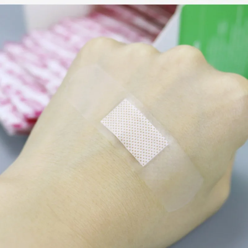 

160 Transparent Waterproof Breathable Bandages Small Wound Hemostatic Bandages Large Capacity Outdoor Home First Aid Supplies