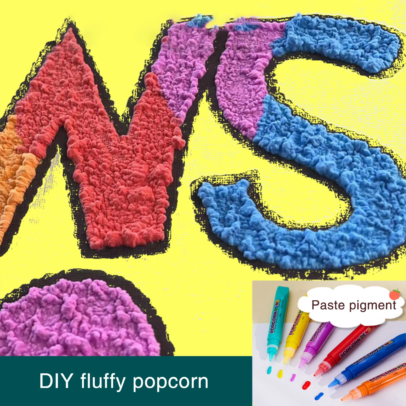 Penne colorate gonfie magiche 3D Penne da disegno per pittura gonfie a colori divertenti Giocattoli per bambini Forniture artistiche Regali di Natale