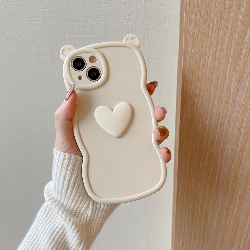 حافظة لهاتف آيفون 17 16 15 14 13 برو 12 11 ماكس مكعب الحب 17 برو ماكس 14 برو 16 برو حافظة هاتف متجمد لينة 15 برو