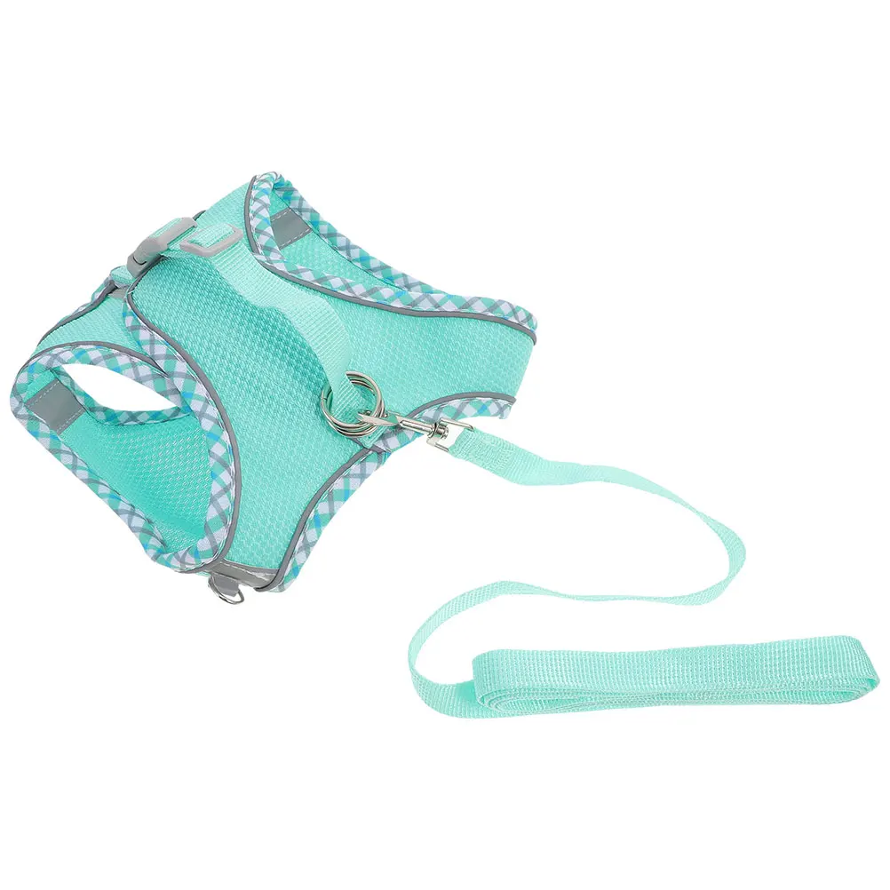 

1 set 1 Set Pet Dog Leash Adjustable Reusable Wear-Resistant Outdoor Portable Comfort Vest For Small Large Puppies Dog Walking