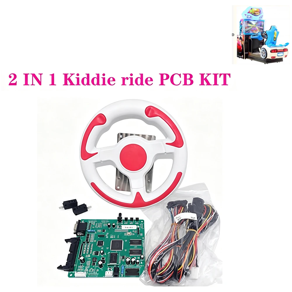 kit-de-carte-pcb-de-jeu-de-course-2-en-1-pour-enfants-avec-volant-et-faisceau-de-cablage-pour-machine-de-simulation-de-voiture-d'arcade-pour-enfants