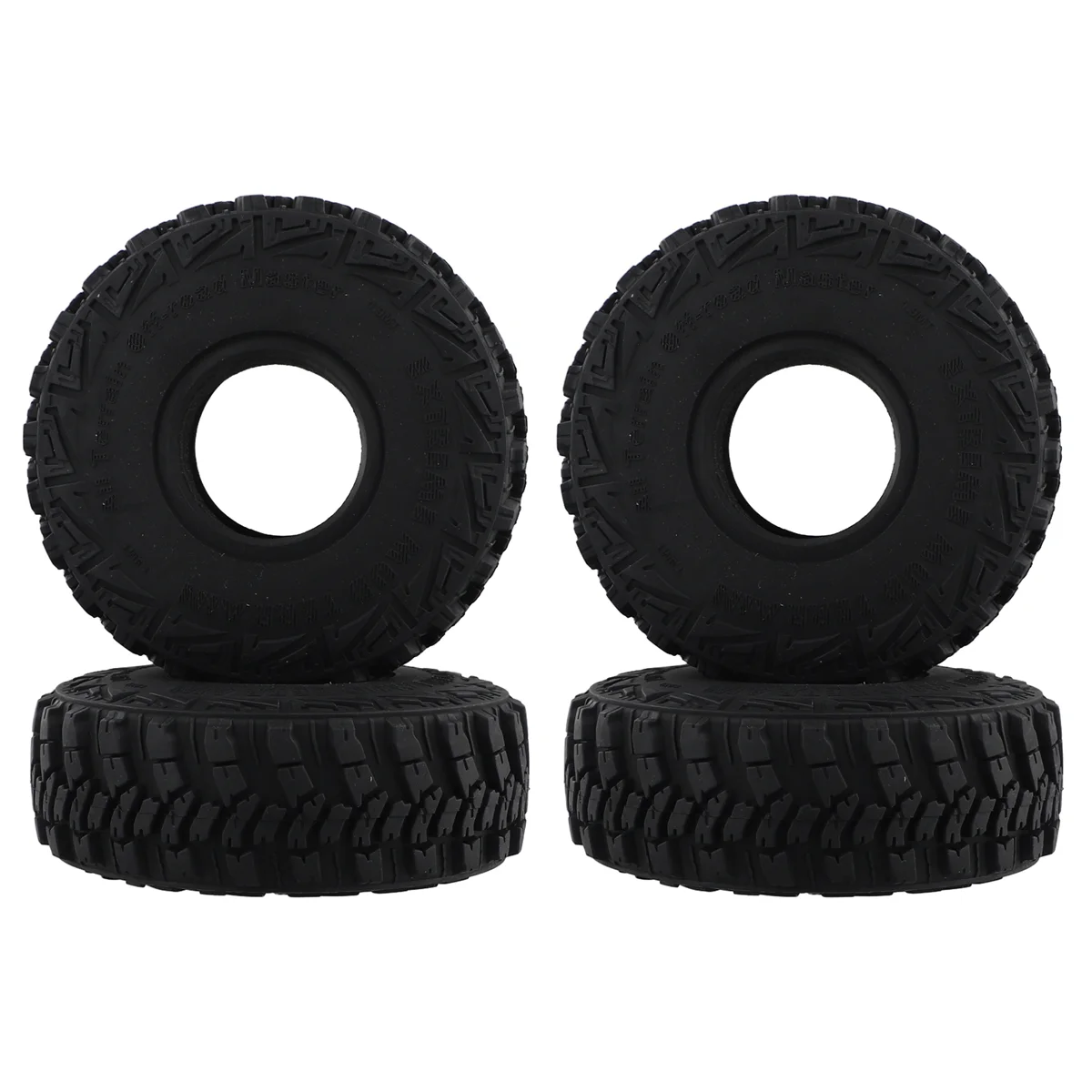 4Pcs 120x44MM Soft Rubber Tyre 1.9Inch Wheel Rock Terrain Tire for 1/10 RC Crawler Car TRX-4 Axial SCX10 90046