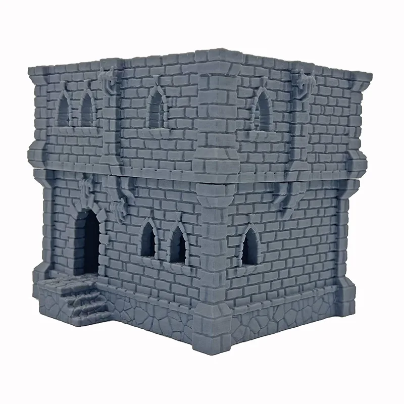 

Настольные руины Terrain Brick Town Rubble Building Ruins Terrain Scenery для D&D 3D-печатный комплект для сборки Wargaming Terrain Ruins