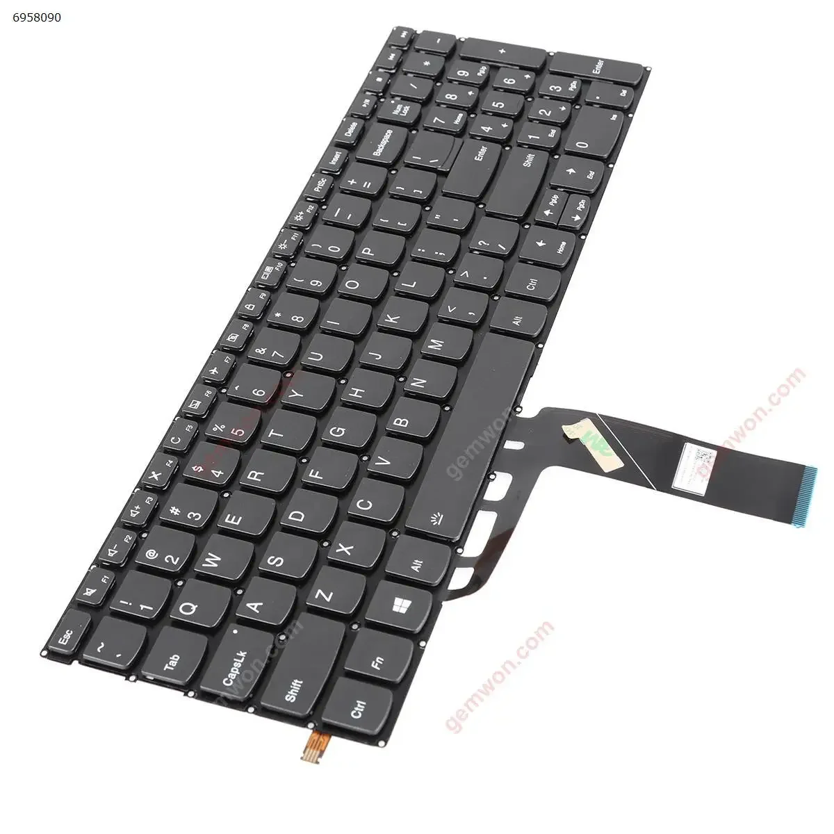 US Laptop Keyboard for Lenovo Yoga C740-15IML C740-15 S740-15IRH Gray with Backlit