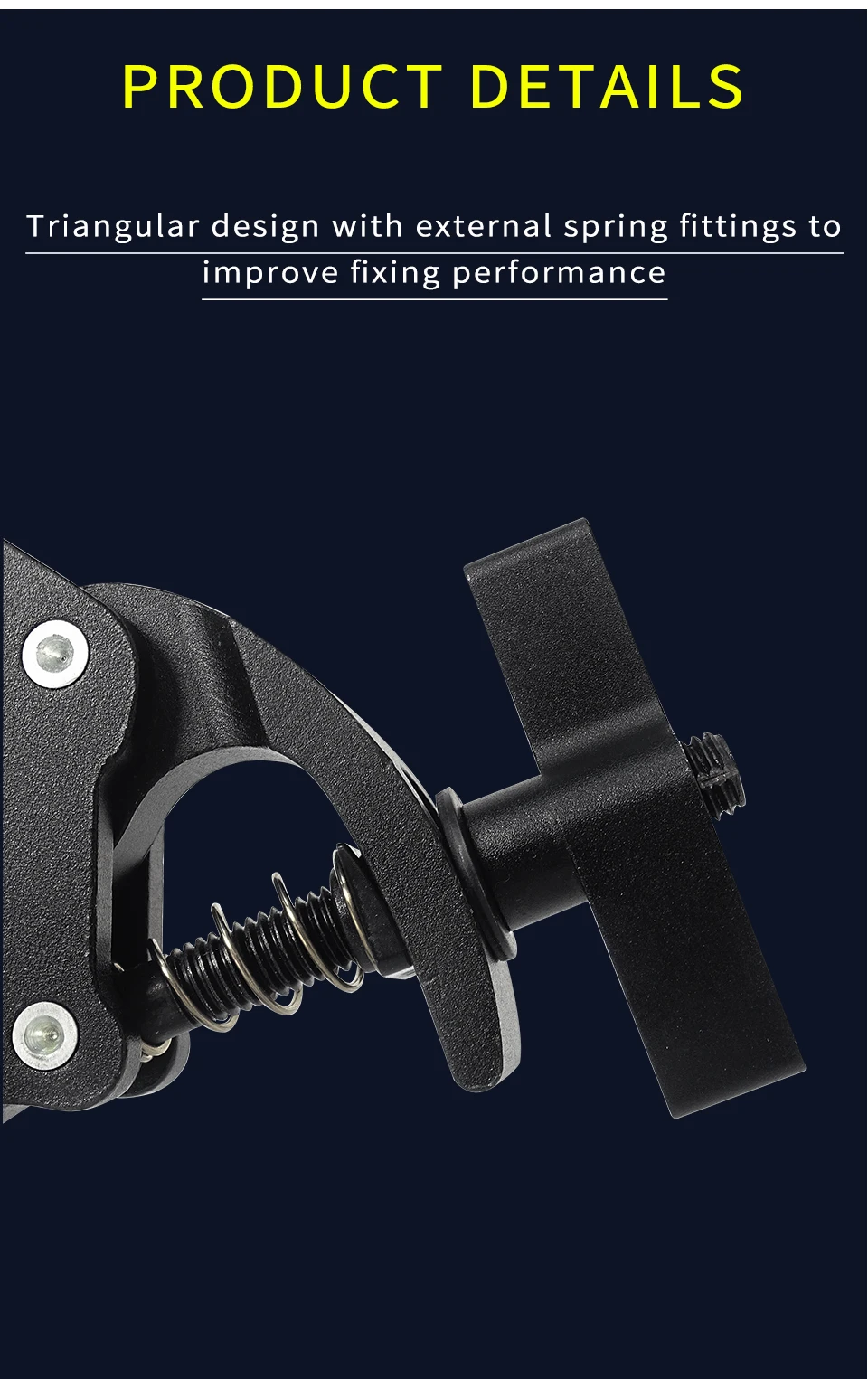A Pair of Aluminum Light Hooks Safety Load 50KG LED Moving Head Light Hook Stage Light Truss Spring Hook Light Hook