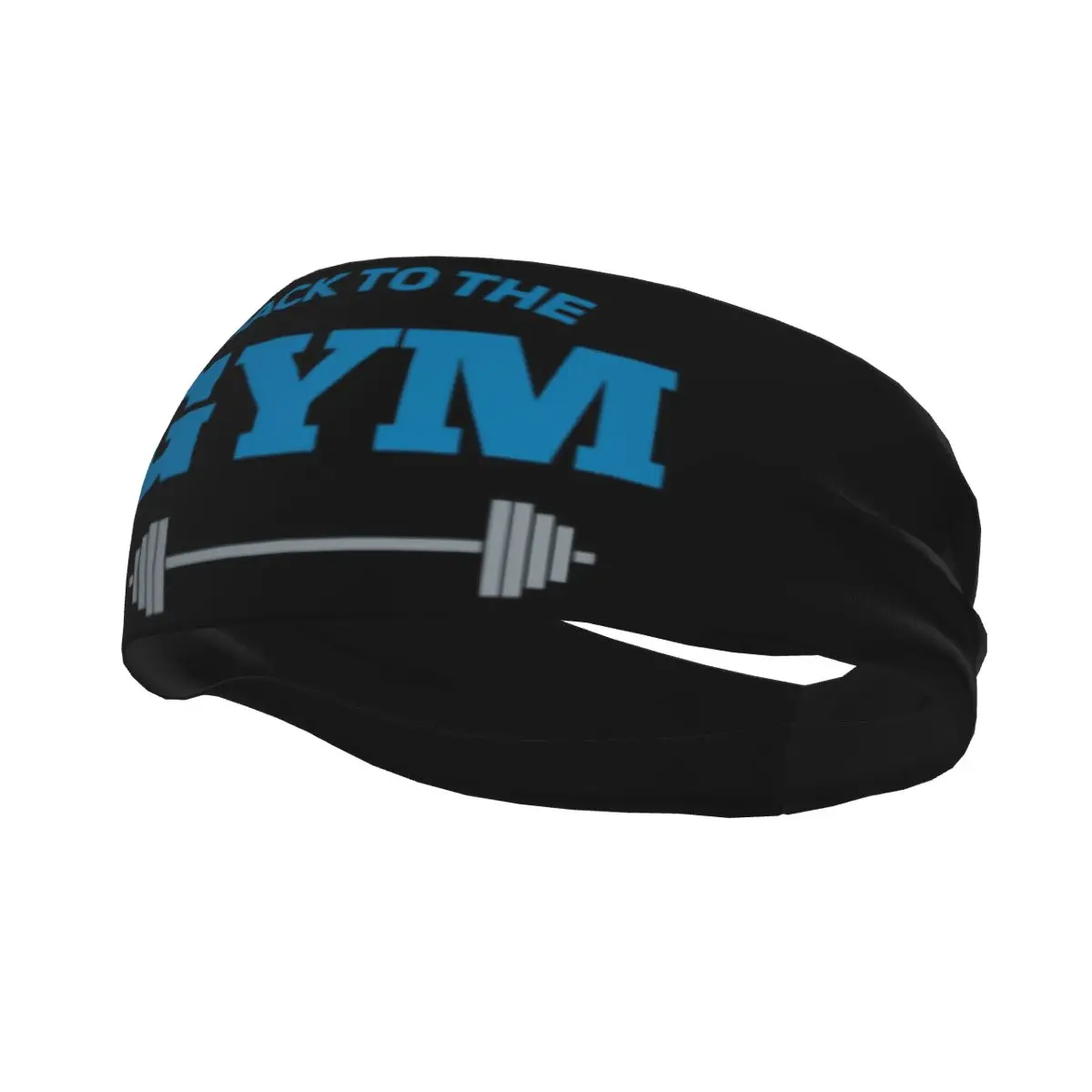 Custom Powerhouse Gym Sports Headband for Men Women Elastic Moisture Wicking Bodybuilding Fitness Muscle Gym Sweatbands