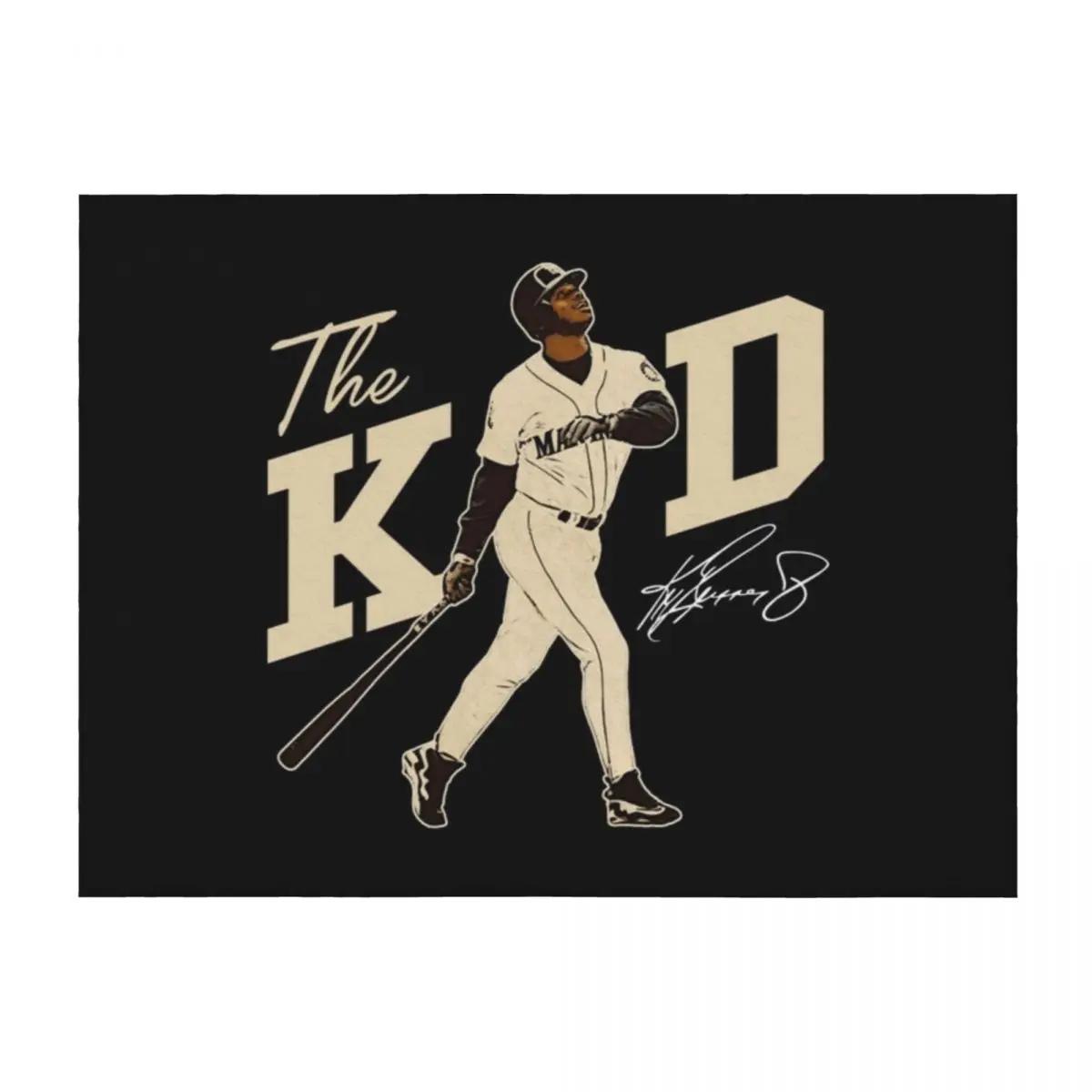 

Ken Griffey Jr Throw Blanket Stuffeds Travel Soft Beds Custom Blankets