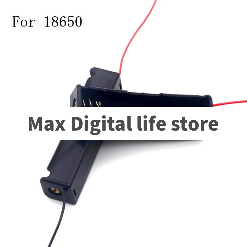 

Держатель для батарей 18650 с комплектом проводов, 10 коробок для хранения батарей своими руками, держатель для батарей 18650 с 1 слотом, 10 шт.