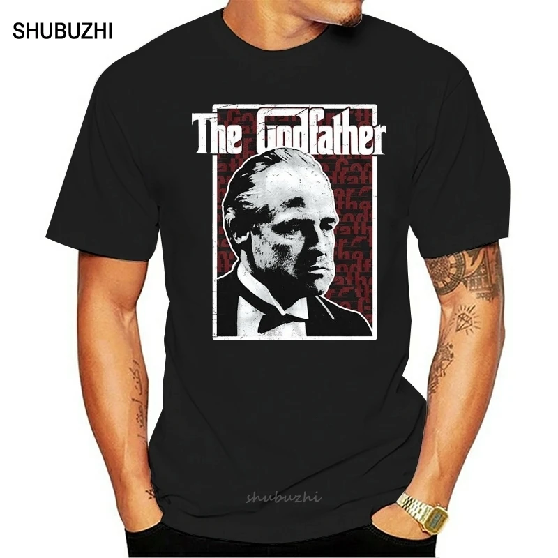 Godfather Don Vito Corleone Men'S T Shirt Marlon Brando Italian Mafia Gang Movie Humorous Tee Shirt