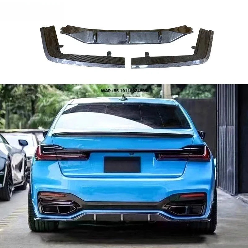 

High Quality Fast Delivery Whole Sale Price Dry Carbon Fiber LCI Rear Bumper Lip Body Kits for G11 G12