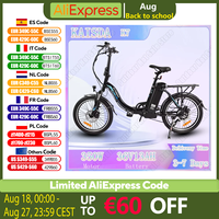 KAISDA K7 Folding Electric Bike 350W Powerful Motor 36V13AH Lithium Battery Adult Electric Bike 20-inch Tire City Riding E-bike