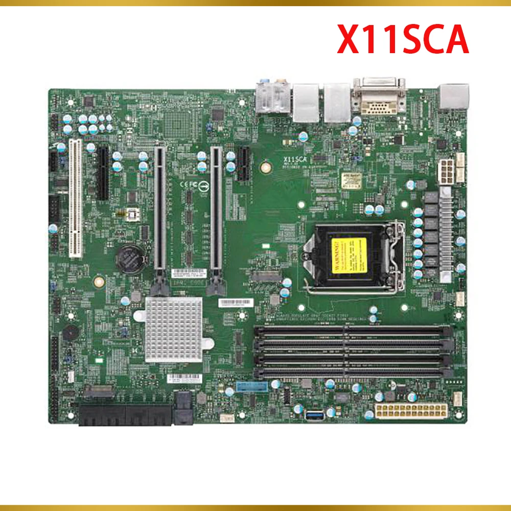 For Supermicro Workstation Motherboard LGA-1151 DDR4 8th/9th Gen Core i3/i5/i7/i9 Xeon E-2100/E-2200 Series PCI-E 3.0 X11SCA