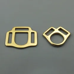 DIY Leathercraft Saddle Hardware Solid Brass Rigging Plate Used For Saddle 19mm 25mm 55mm Saddle Buckle