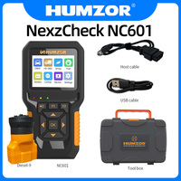 HUMZOR NexzCheck NC601 12V 24V Gasoline and Diesel OBD2 Code Scanner I/M Readiness, Smog Check, Fuel Analysis, Battery Test