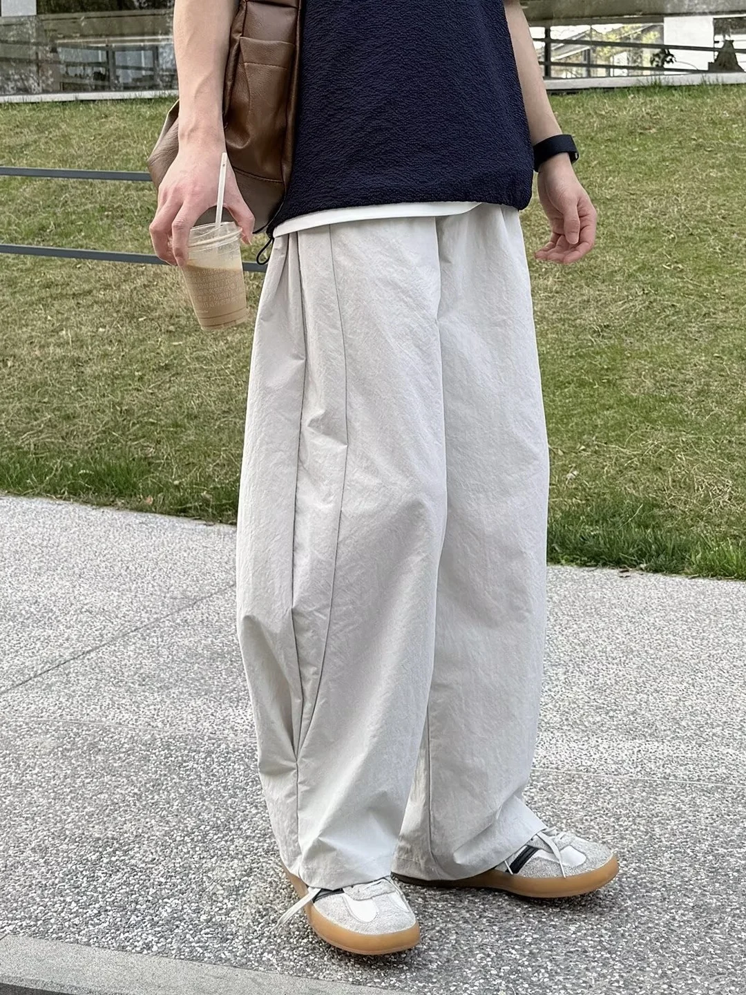 American Style Simple Function Quick Dry Knife Soldier Pants Men Summer Commute Casual Loose Comfortable Work Long Trousers