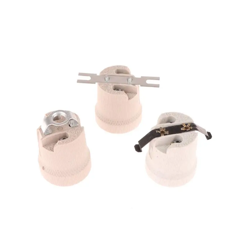 1Pc Large Screw Cap E27 Ceramic Vintage Lamp Base Bracket for Light Fixture Repair 110V 240V 15A