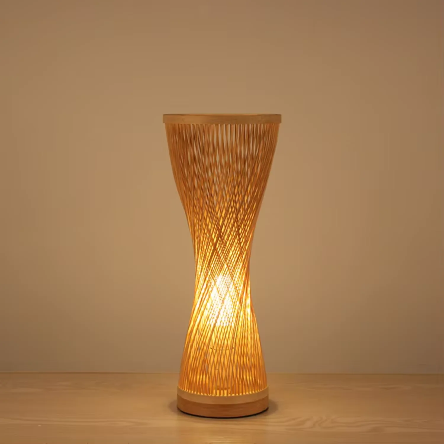 Hotel Lighting Decoration Bamboo Desk Table Lamp