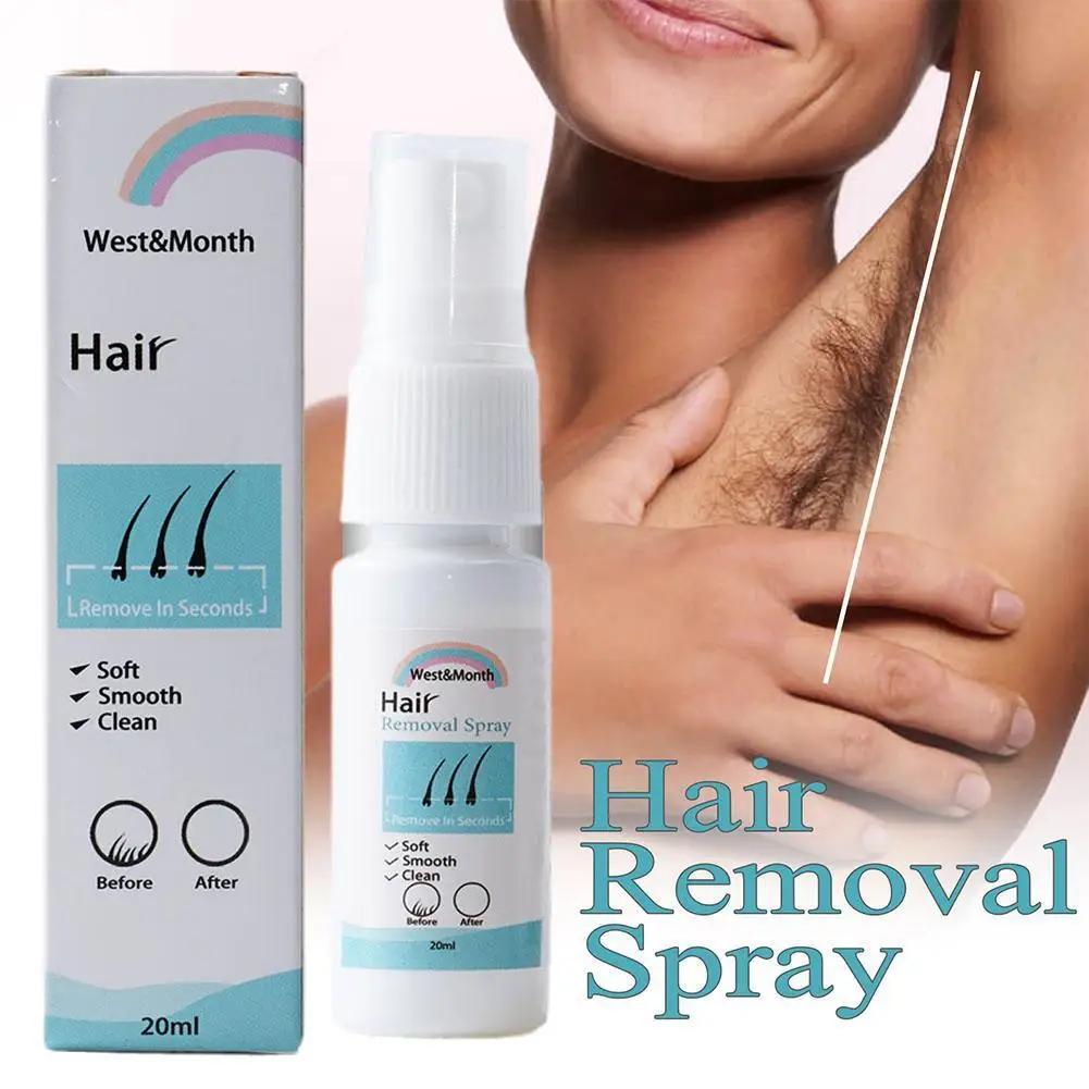 

20ml Permanant Removal Inhibitor Spray Natural Painless Permanent Care Product Body Spray Skin Nourishing Care Depilatory