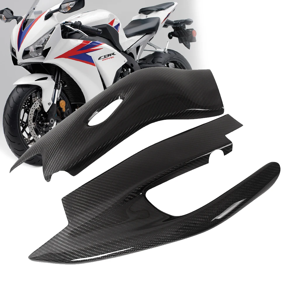 Motorcycle Carbon Fiber Swing Arm Cover Gloss Twill For Honda CBR1000RR 2012 2013 2014 2015 2016 2017 2018 2019 2020 2021 2022