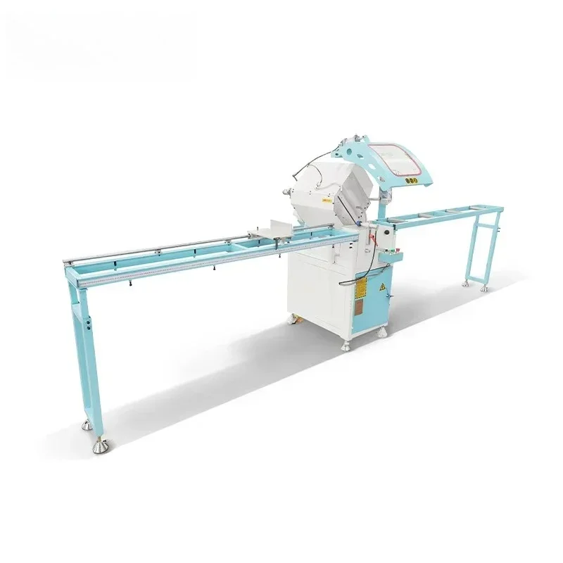 Single head cutting machine for aluminum profile doors and windows manufacturing