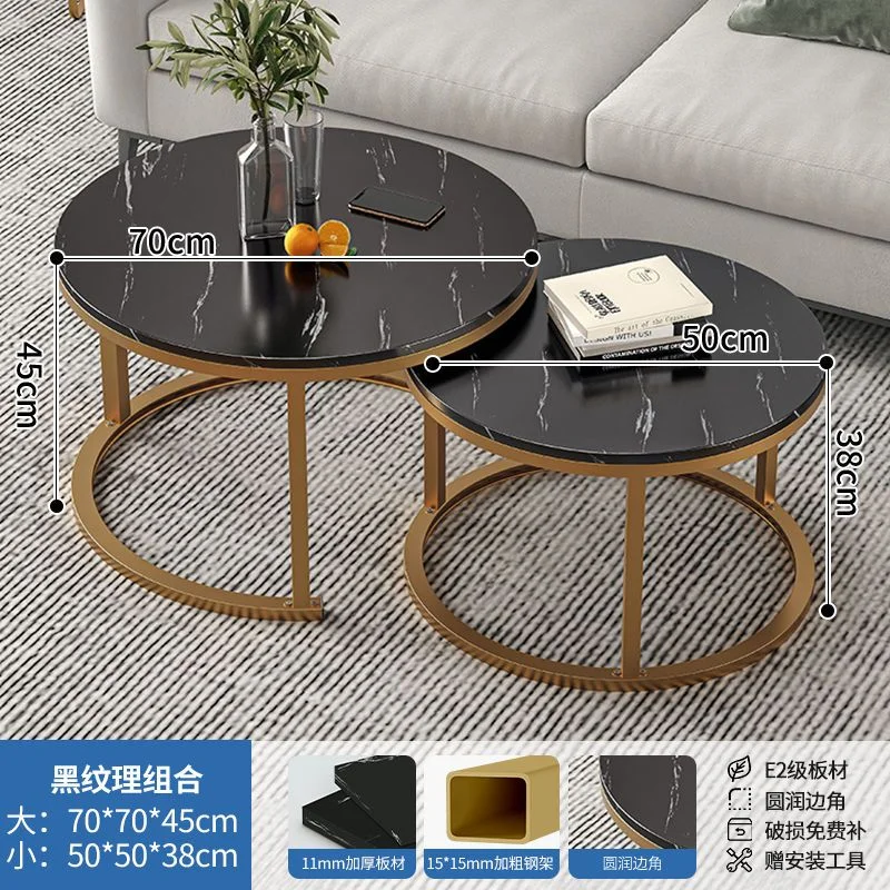 Nordic Living Room Coffee Table Writing Luxury Round Side Coffee Table Living Room Furniture Meubles De Salon Home Furniture Ins