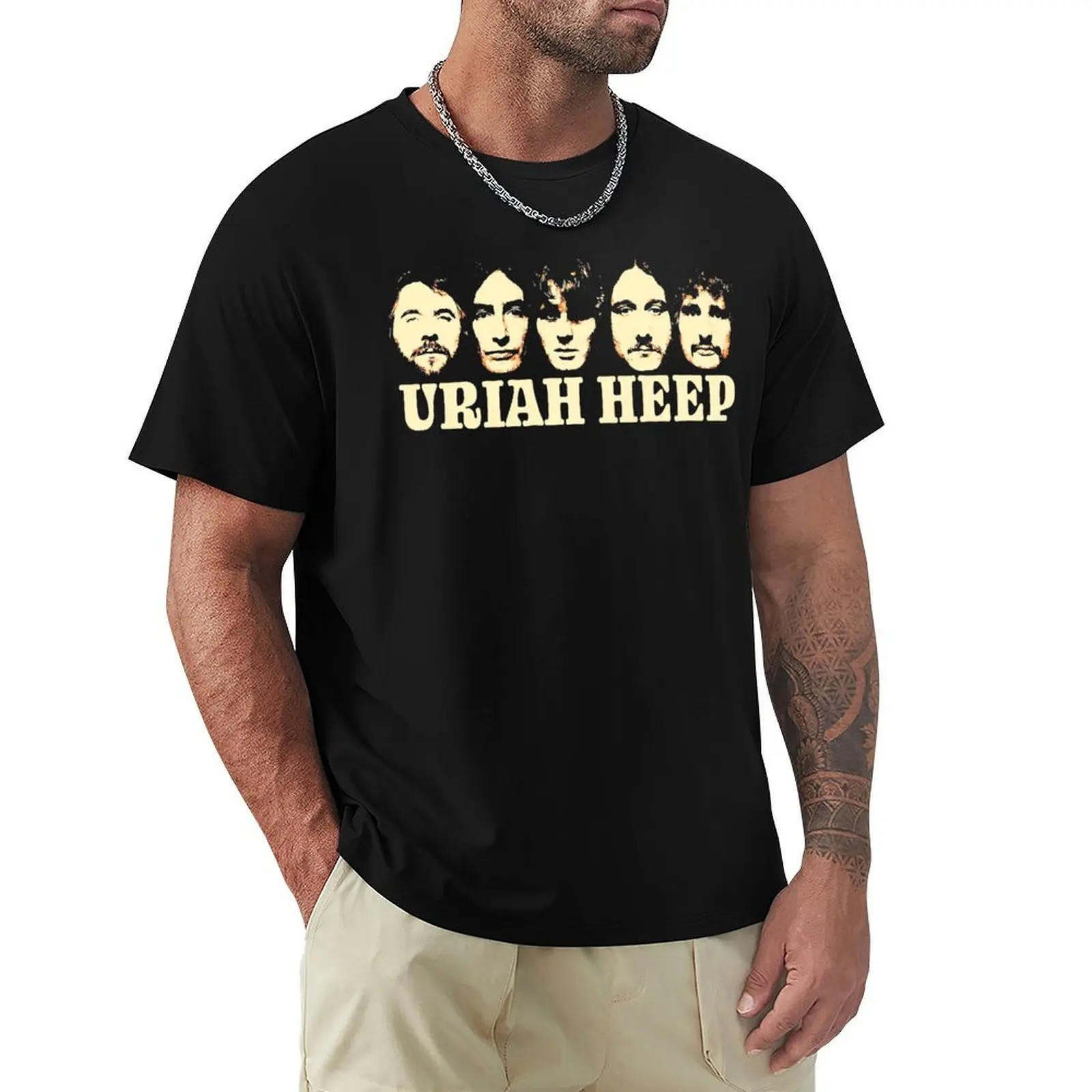 

Uriah Heep Classic T-Shirt Durable Work Wear T-Shirt
