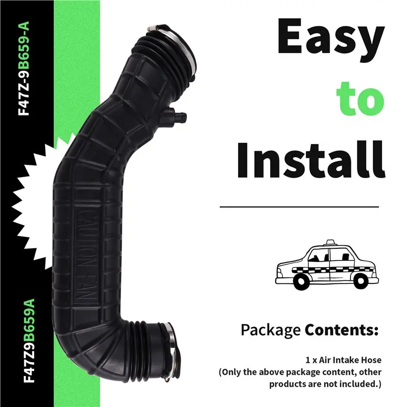 F47Z-9B659-A Шланг воздухозаборника для Ford Explorer Ranger 4.0L 1992-1994 F47Z9B659A Автозапчасти