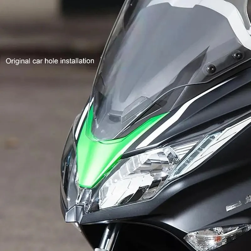 For Kawasaki J300 Motorcycle Front Windshield Modification Accessories Chest Protection Glass Wind Protection Device Deflector
