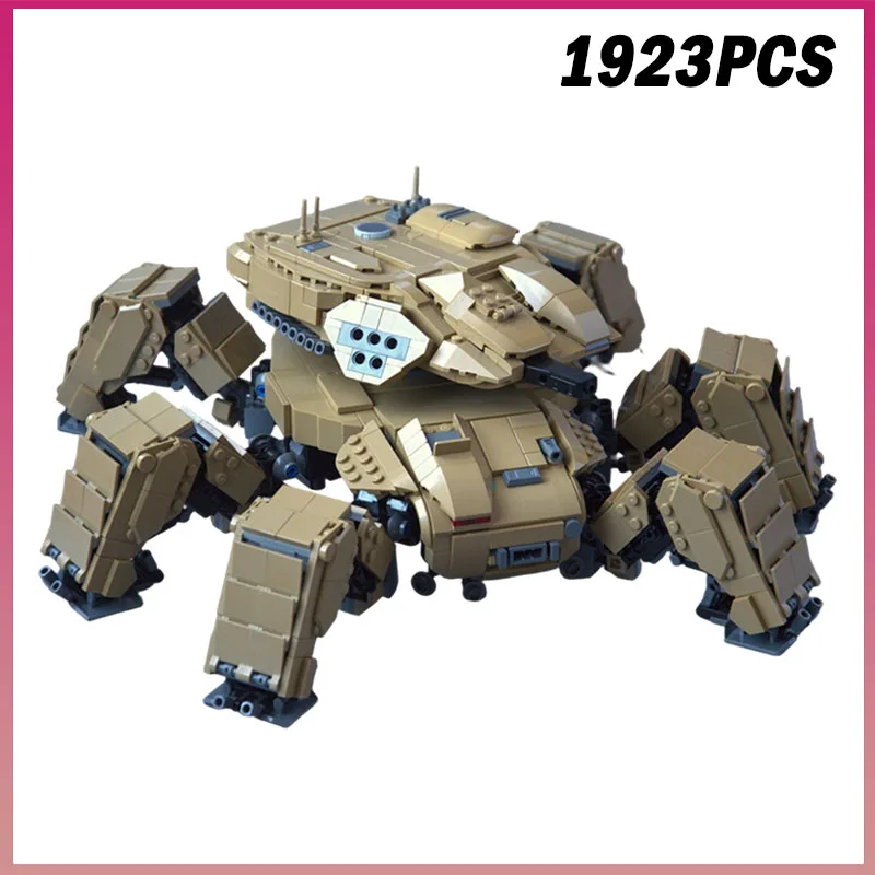 

Конструктор MOC «Киберпанк-Кимера» (1923 детали): Механические монстры, военная техника, тяжелый тако-робот. Модель для сборки, игрушка, подарок для взрослых.