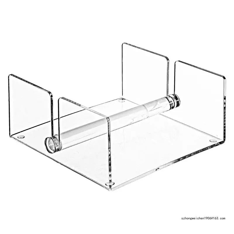 

28GF Acrylic Guest Towel Napkin Holder Clear Paper Hand Towels Storage Tray for Kitchen Dining Room Bathroom Table Decorative