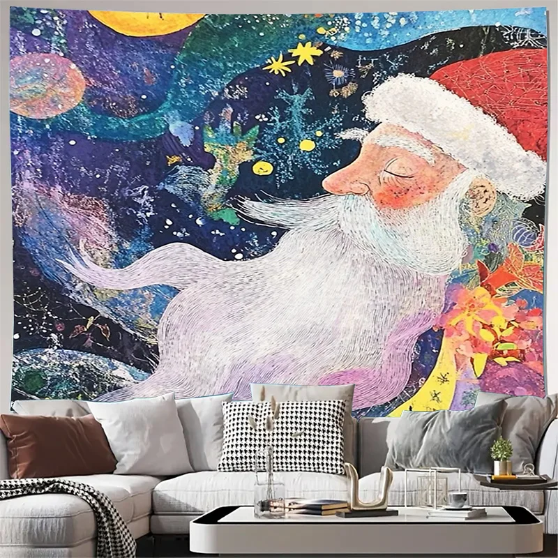 Tapiz de galaxia para colgar en la pared, decoración del universo espacial Celestial, fondo estético para habitación, dormitorio, sala de estar y hogar