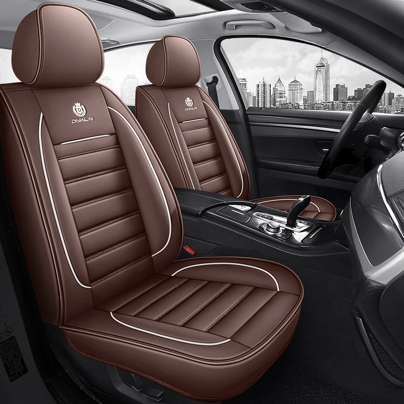 2025 Fashion Breathable PU Leather Car Seat Covers For Haval Dargo Toyota Aygo Wish Hyundai I40 hb20 올뉴k7 Interior Accessories