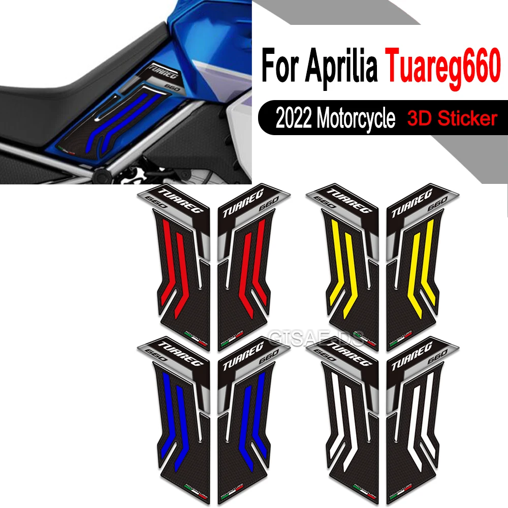 

For Aprilia Tuareg660 Tuareg 660 Motorcycle Tank Pad Side Grips Gas Fuel Oil Knee Protection Stickers Decals 2022